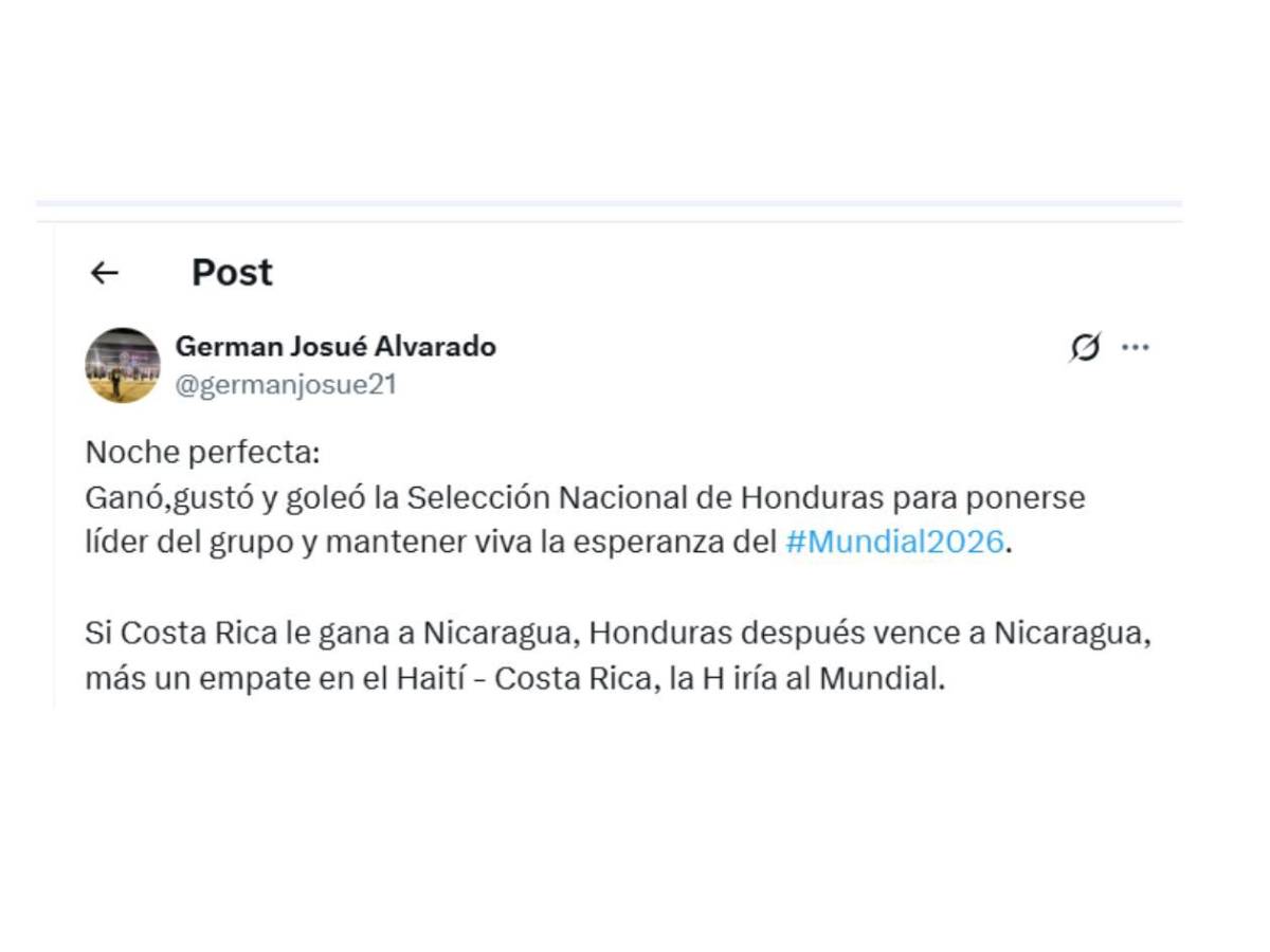 FIFA sorprende y Chepe Bomba hace petición tras triunfo de Honduras en las eliminatorias de Concacaf