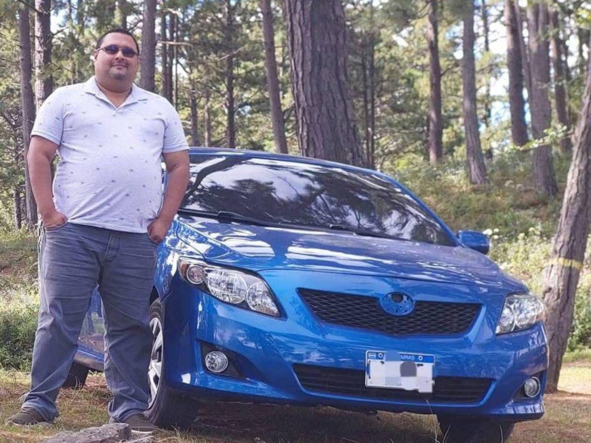 Óscar murió en accidente cuando iba con su esposa de viaje a Roatán