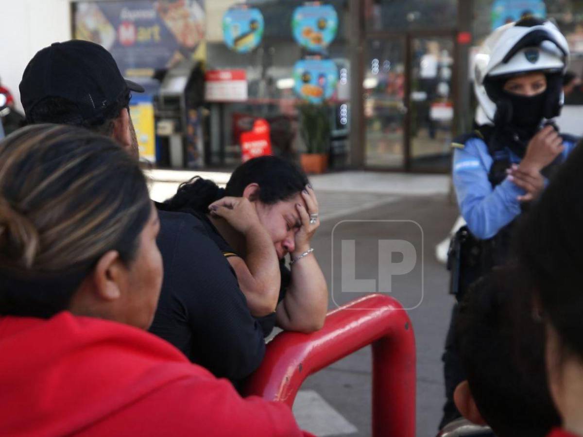 Desgarradora escena tras la muerte de mototaxista en Comayagüela