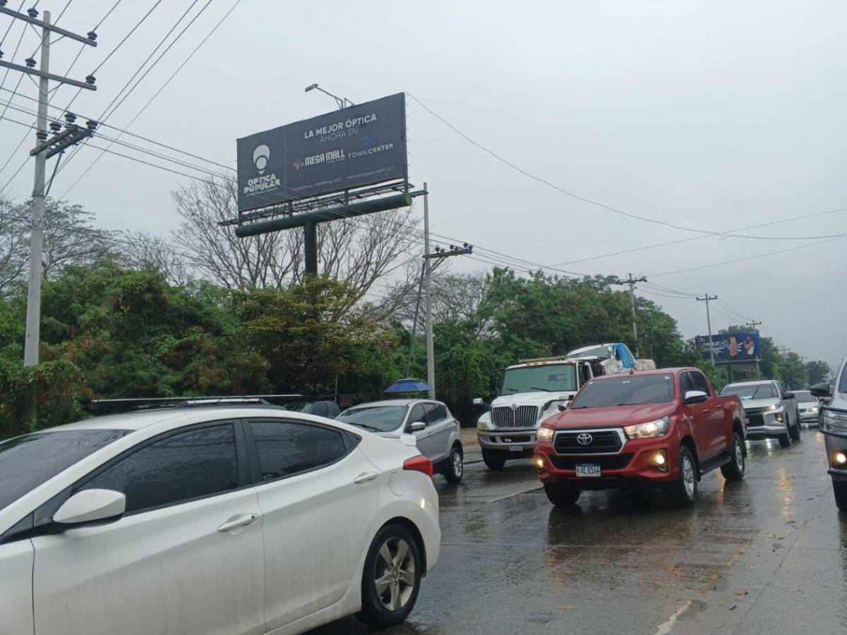 Lluvias ponen en alerta a San Pedro Sula: DNVT refuerza operativos