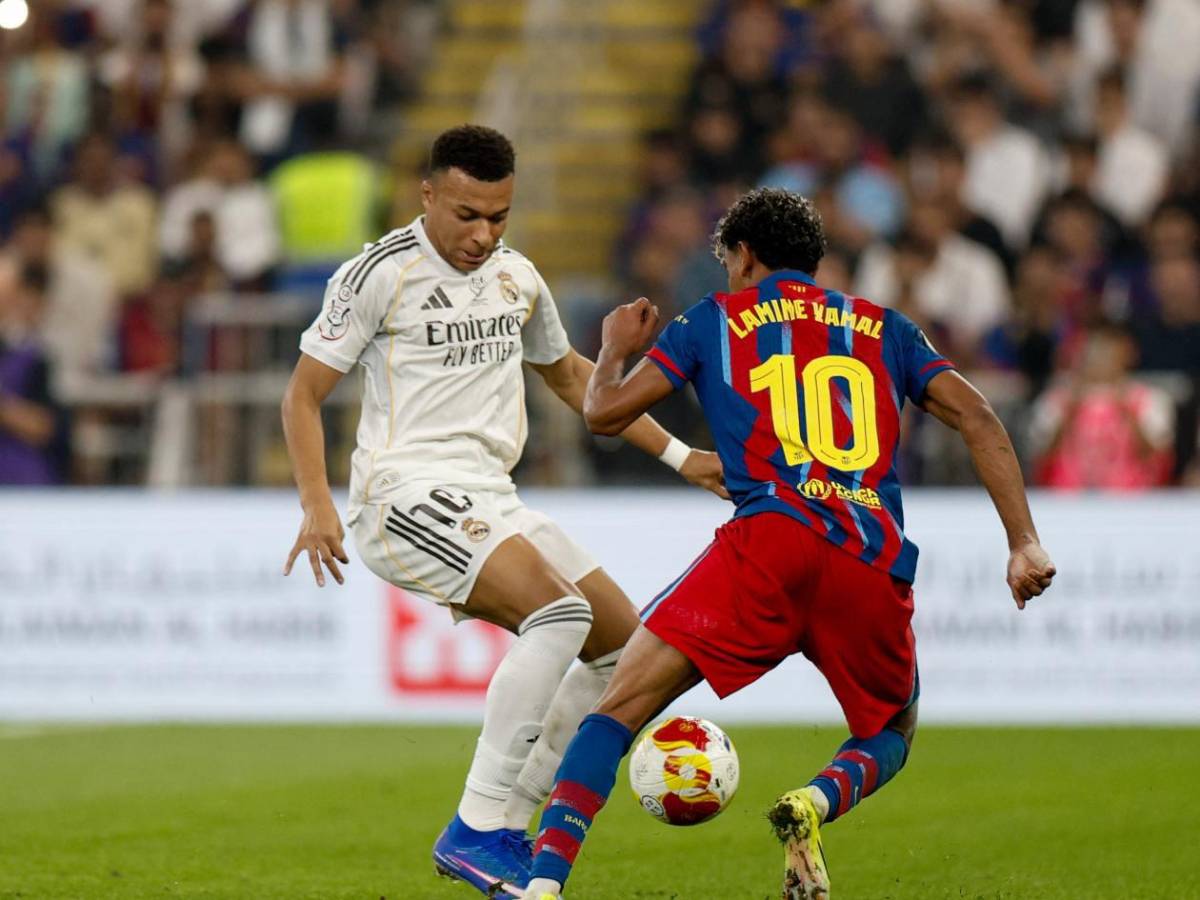 Real Madrid explica por qué Mbappé hizo gesto antideportivo ante Barcelona