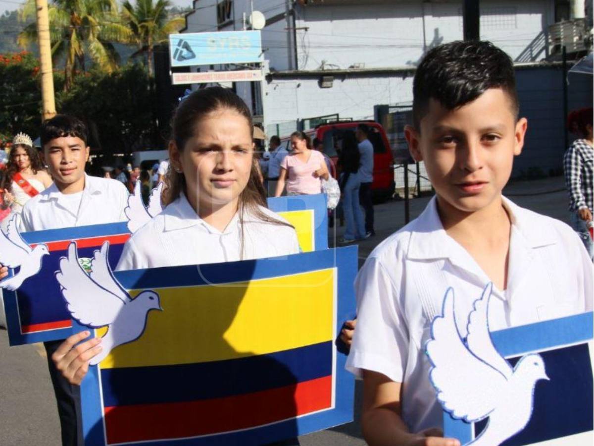 Tegucigalpa: las imágenes más destacadas que dejaron los desfiles de este sábado