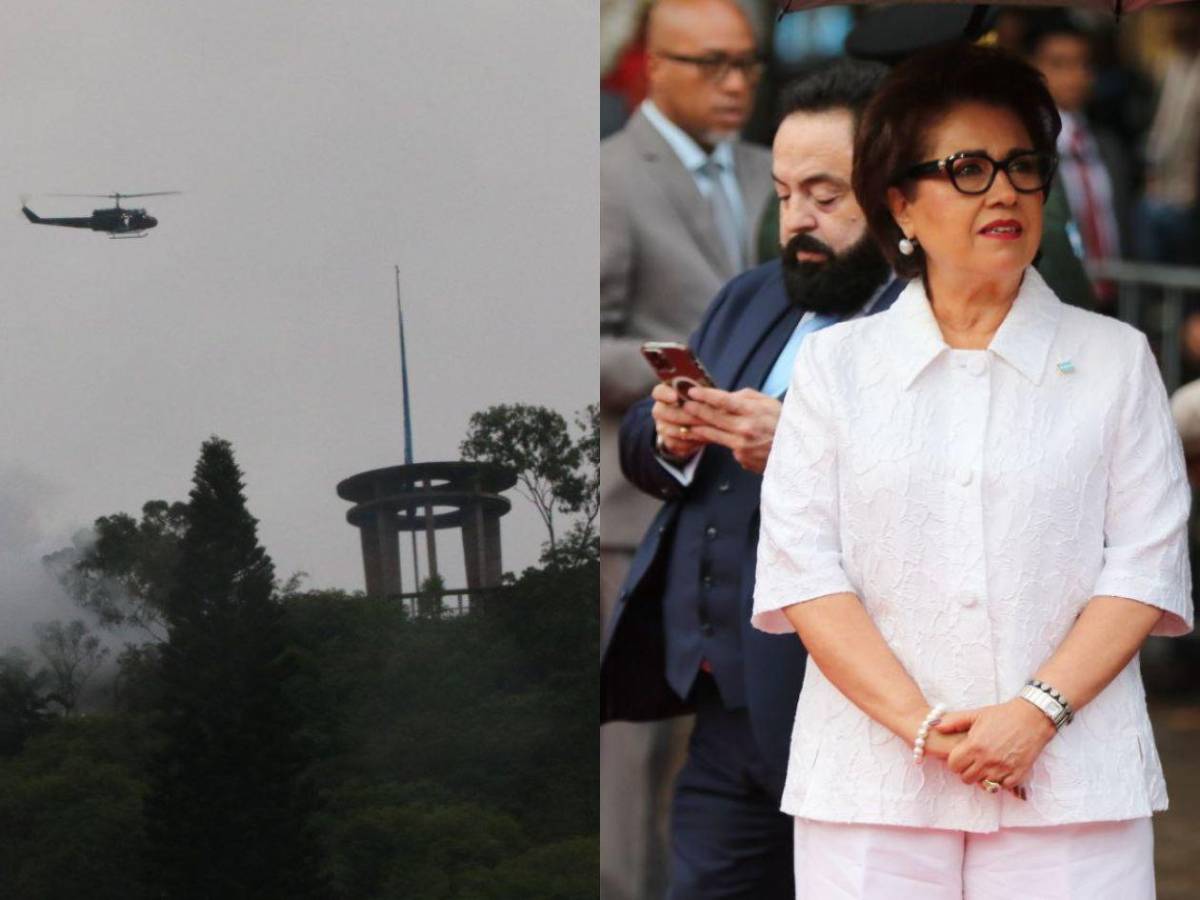 Nublado y con una ausencia: las imágenes que dejó la izada de la Bandera Nacional