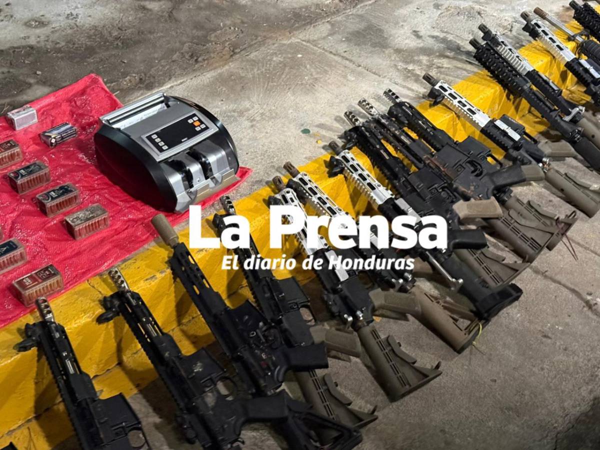 Fotos del histórico golpe a la MS: decomisan 25 millones en drogas, armas y hasta granadas