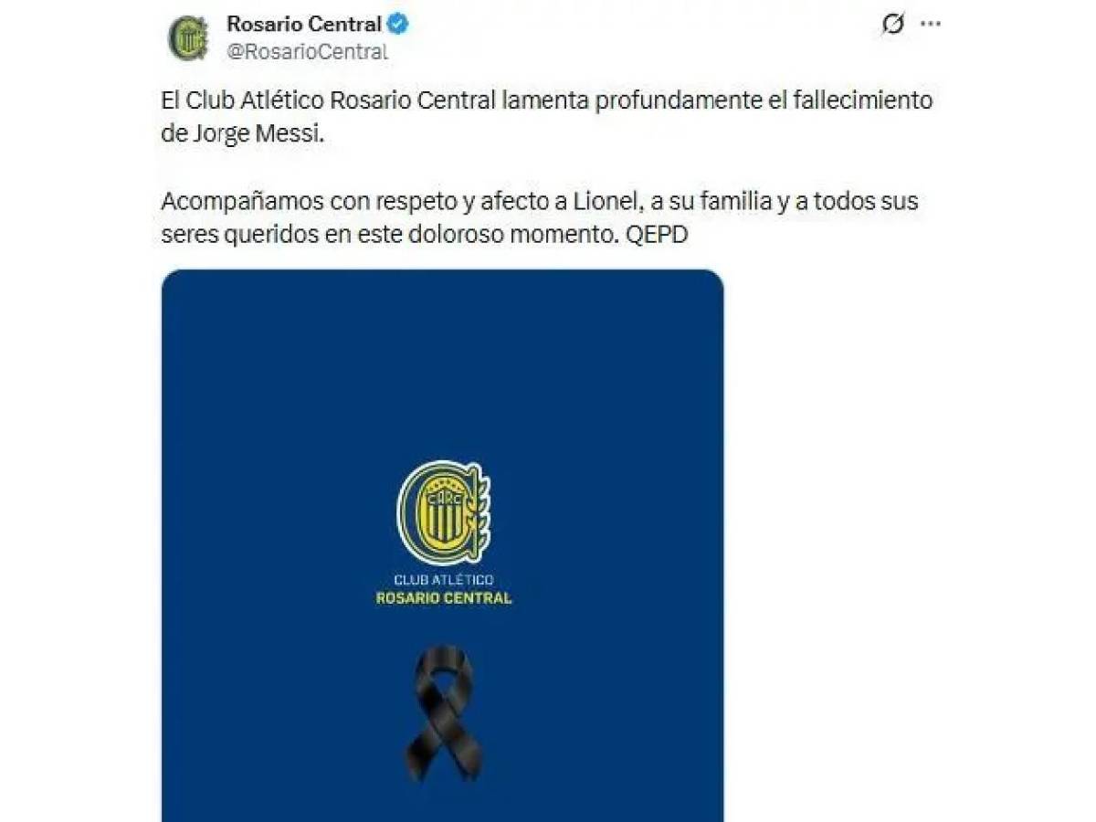 Conmoción tras muerte de Jorge Messi: Barcelona-Real Madrid dejan mensajes a Leo