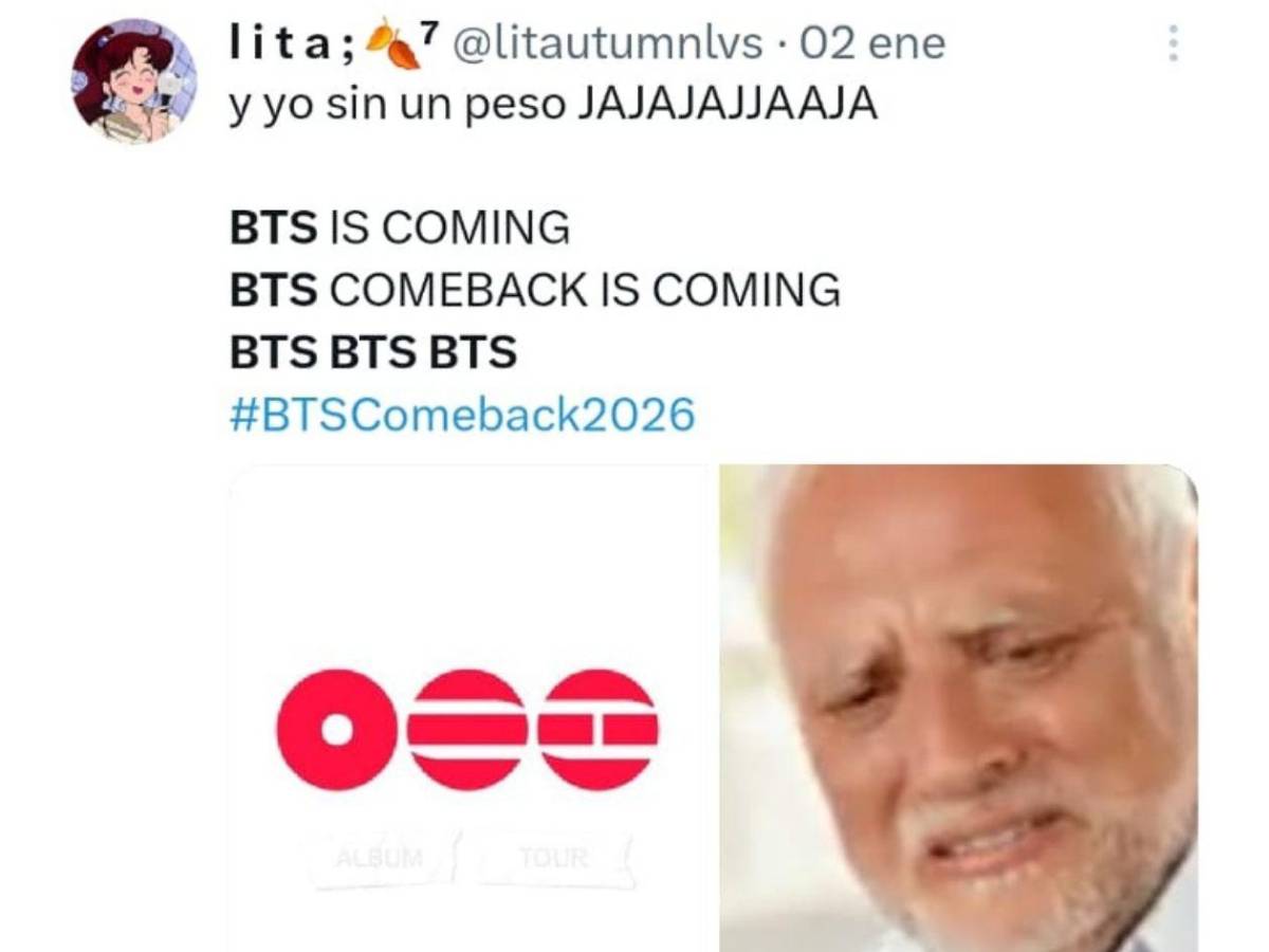 La gira mundial de BTS 2026 desata una ola de memes en redes sociales