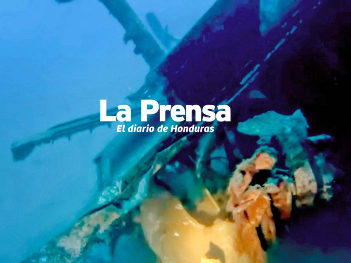 Fotos inéditas: restos del avión del vuelo LNH-018 hundido en Roatán