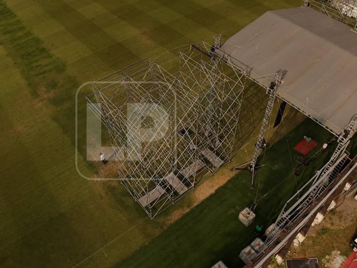 Increíble: Así quedó la cancha del Estadio Morazán tras concierto en SPS