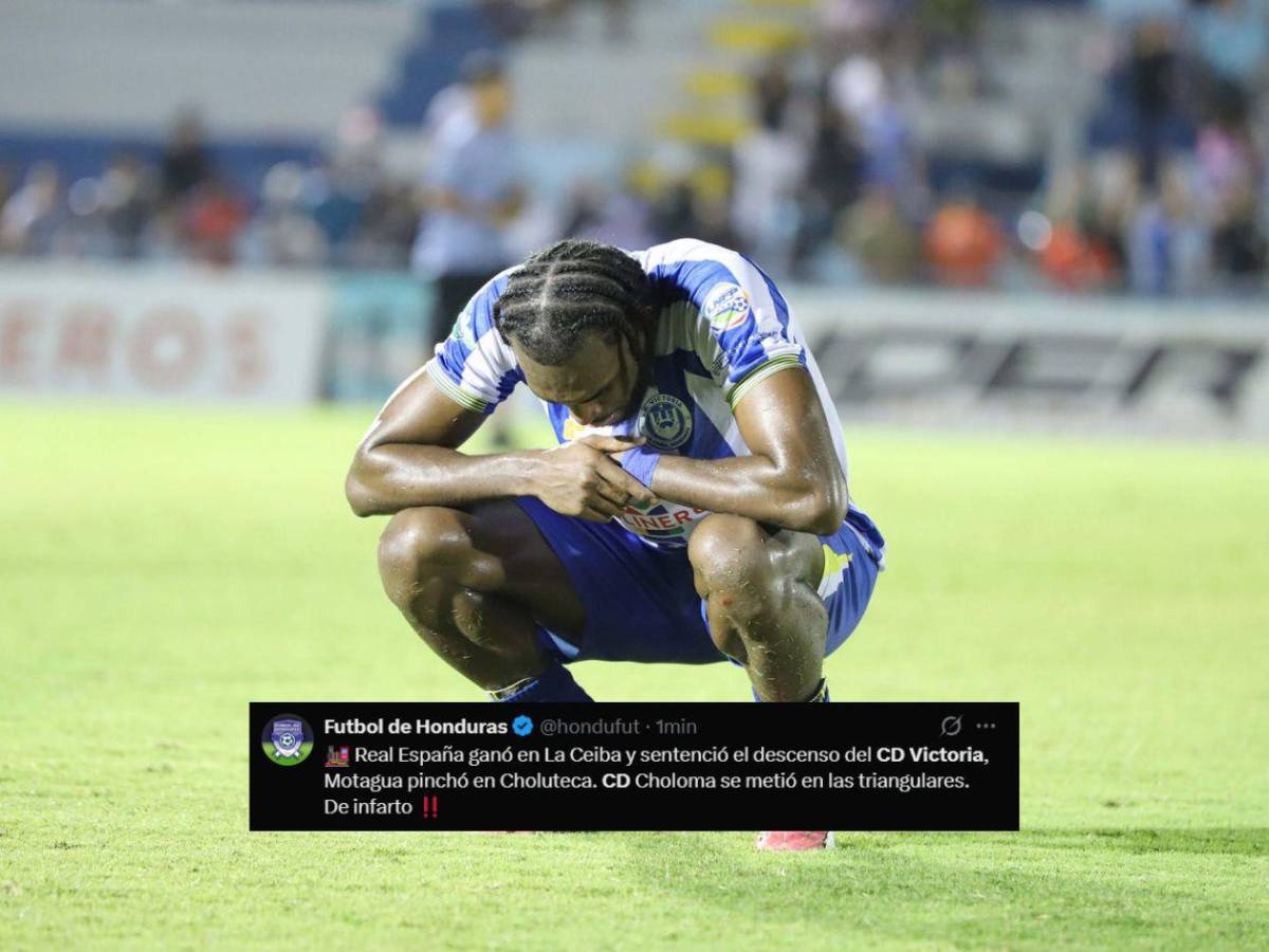 Prensa reacciona: esto dicen tras nuevo descenso del CD Victoria en Honduras