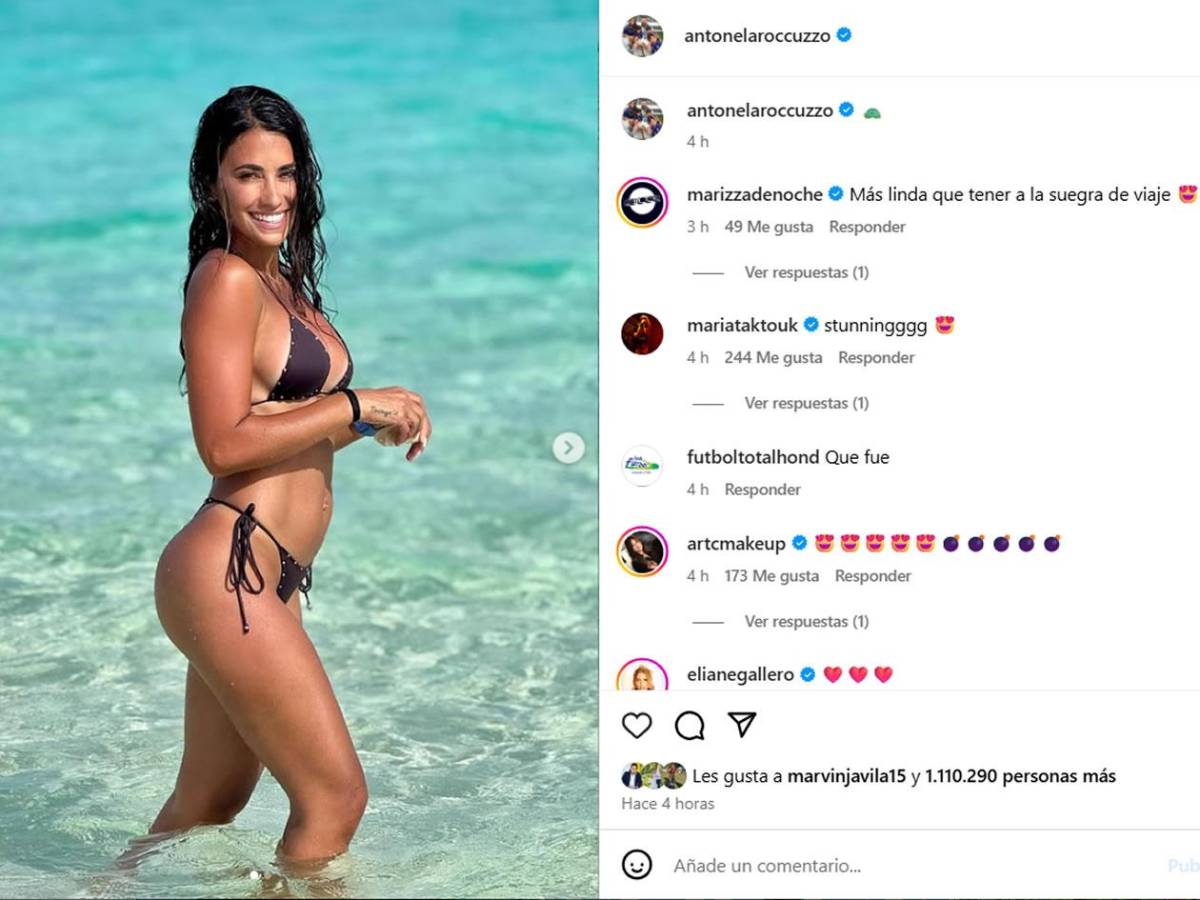 Antonela Roccuzzo enciende las redes en bikini y vuelve locos a sus seguidores: ¿Y Messi?
