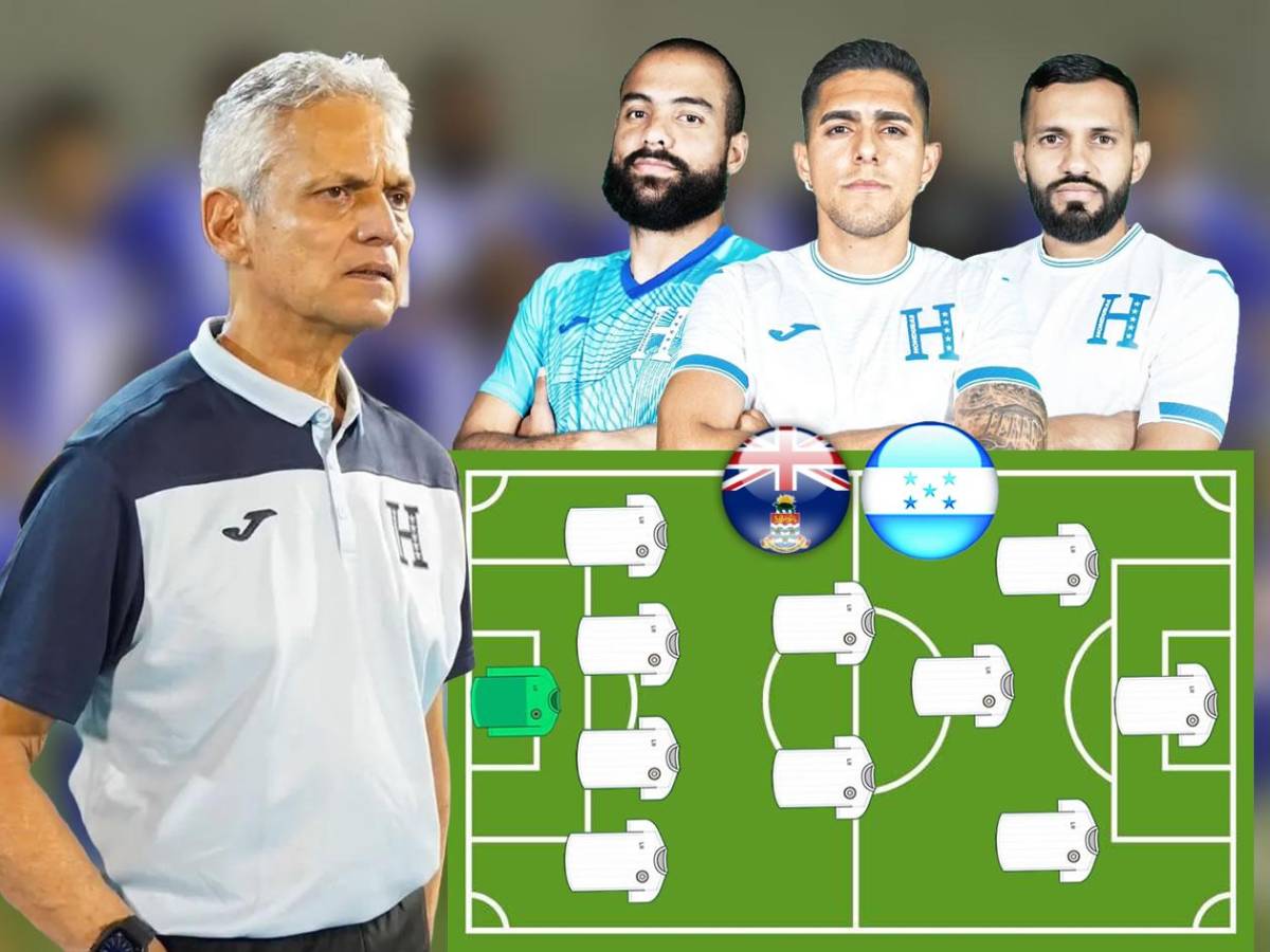 Un 11 titular agresivo: así saldrá Honduras vs Islas Caimán por eliminatoria Concacaf