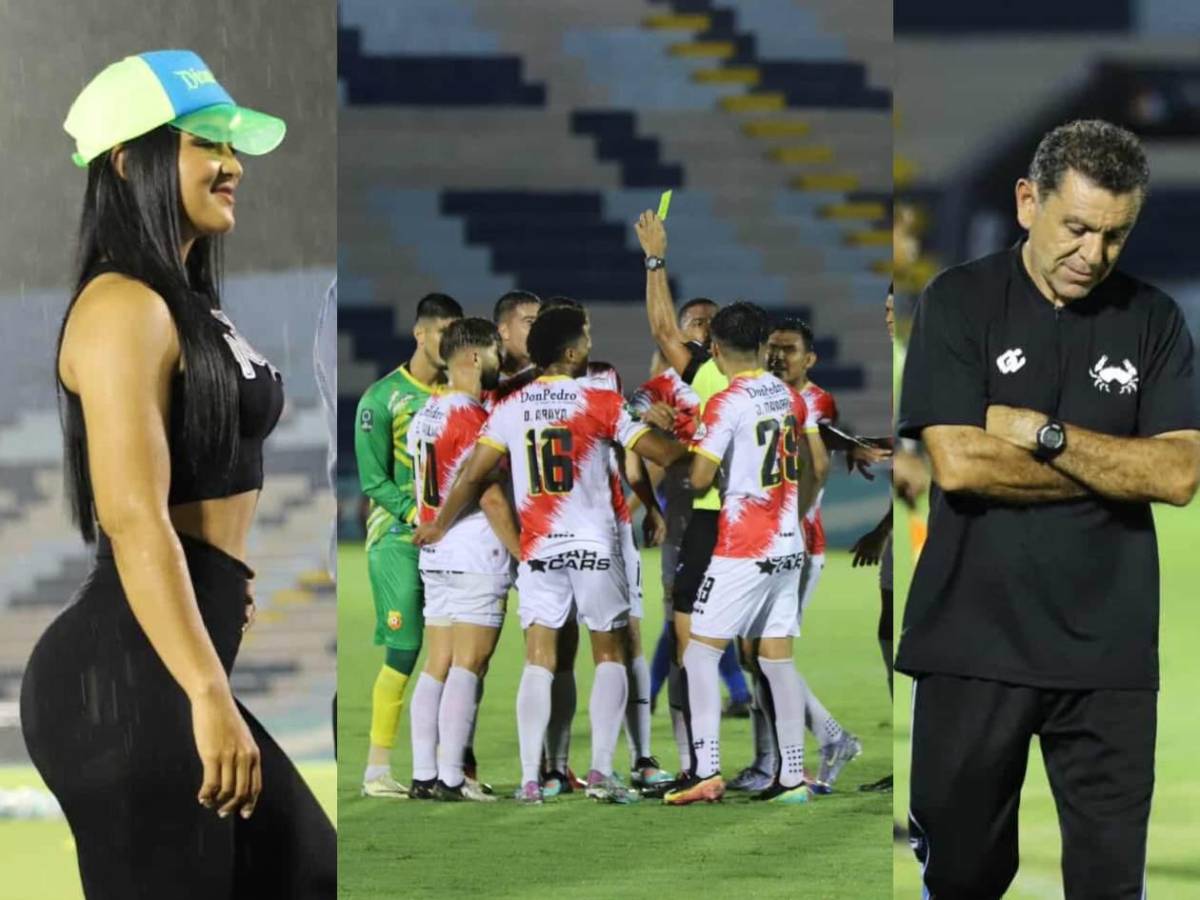 Estadio Ceibeño estrenó su cancha: aguacero, bellezas y bronca en Victoria-Herediano