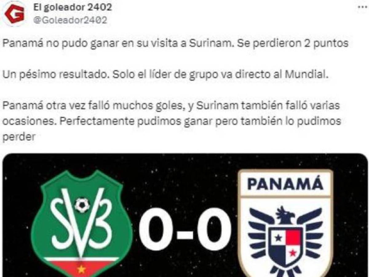 Panamá recibe burlas tras tropiezo en eliminatorias: Chepe Bomba se enfada