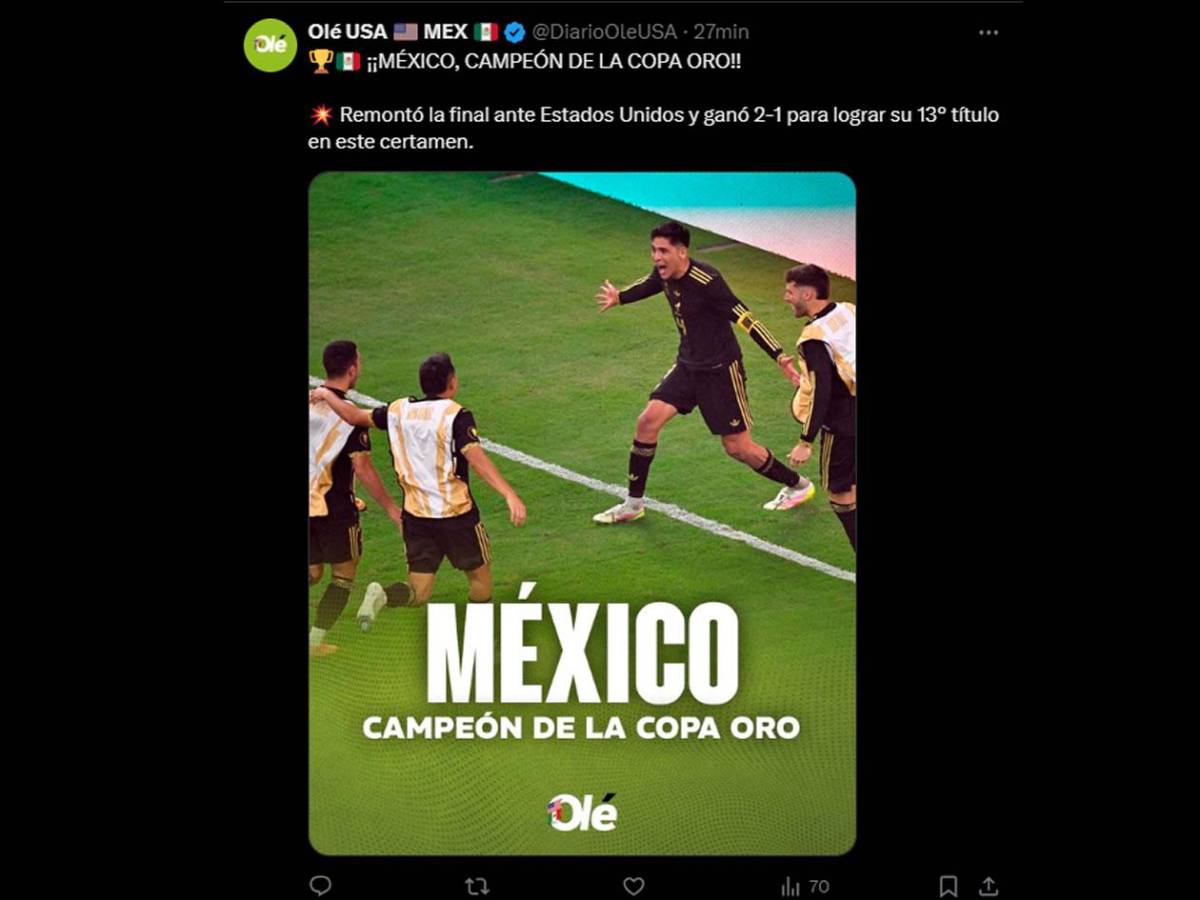 Prensa reacciona tras título de México de Copa Oro: recados de Faitelson y 'Chepe Bomba'