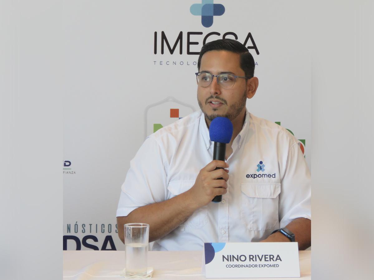 Nino Rivera como coordinador de ExpoMed gira la invitación a todo el sector salud para que participe en esta primera edición de feria.
