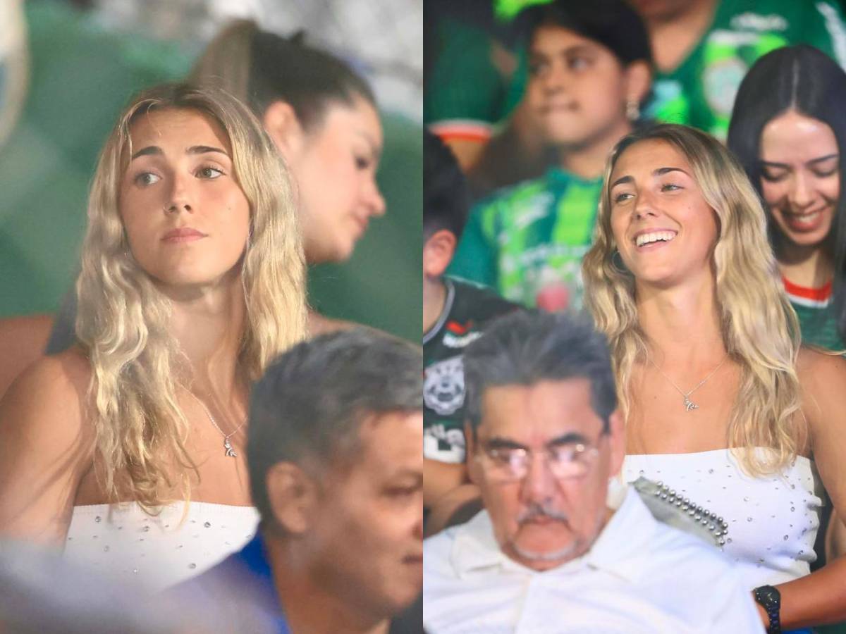 Rubia enamoró: las bellas chicas que cautivaron en la final Marathón-Motagua
