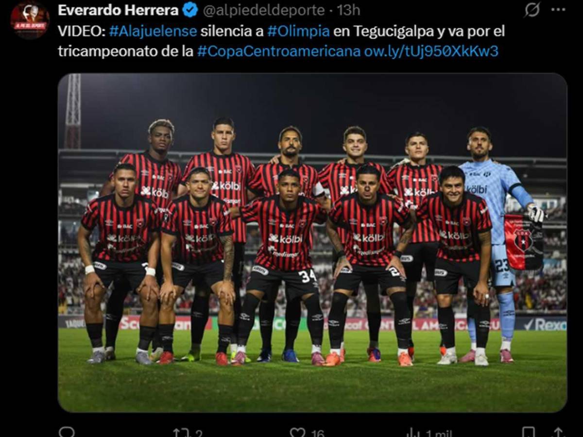 Alajuelense se sigue burlando de Olimpia, dardo de 'ChepeBomba' y Costa Rica advierte a Honduras