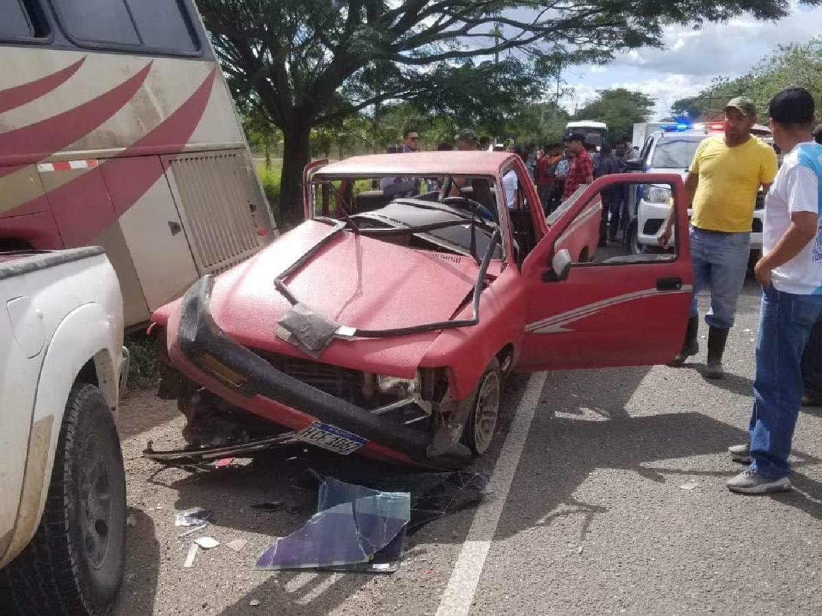 Accidente de tránsito deja varios heridos en Olancho