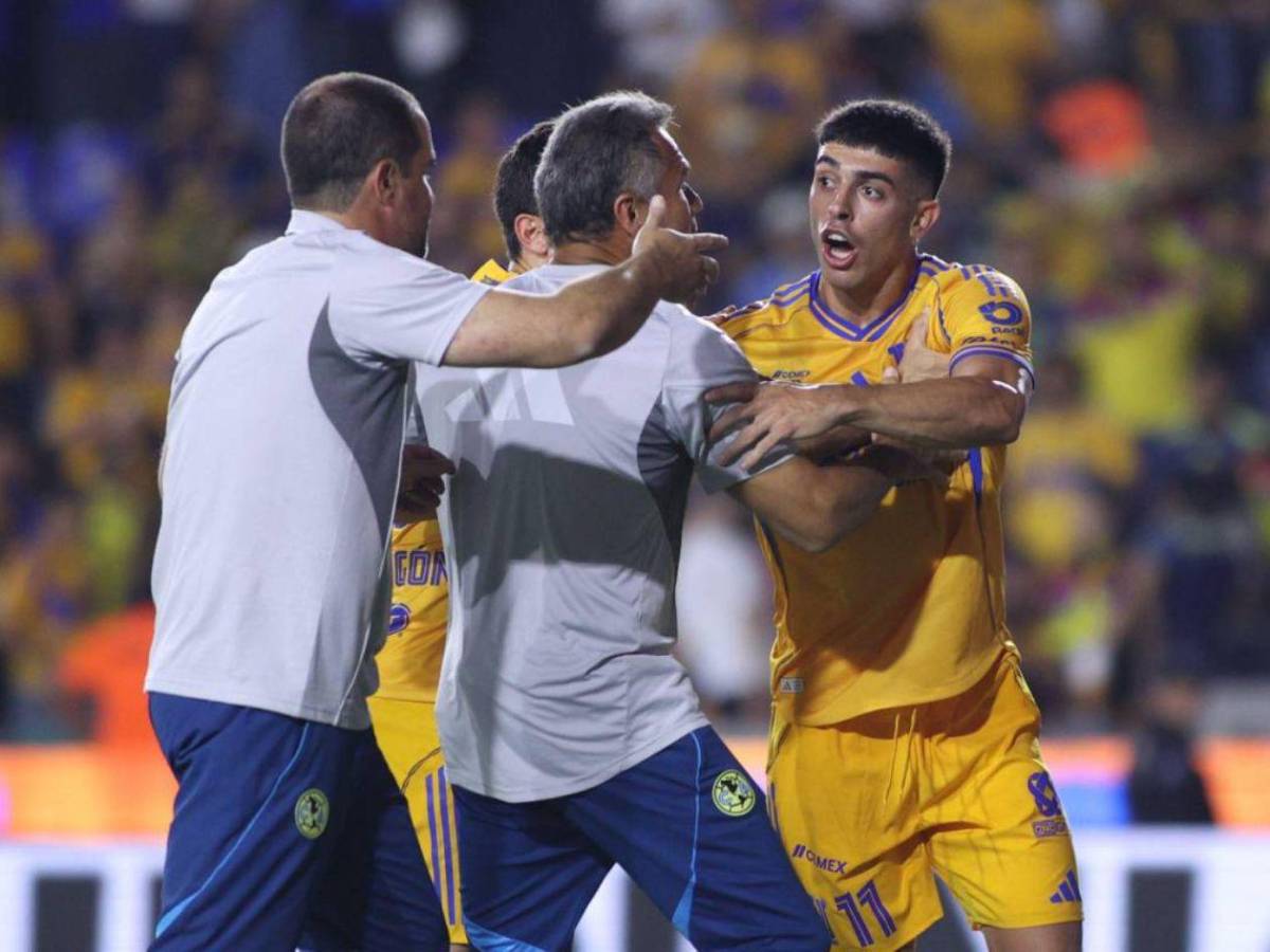 Tremenda pelea tras la victoria del América sobre Tigres; Liga MX lanza comunicado