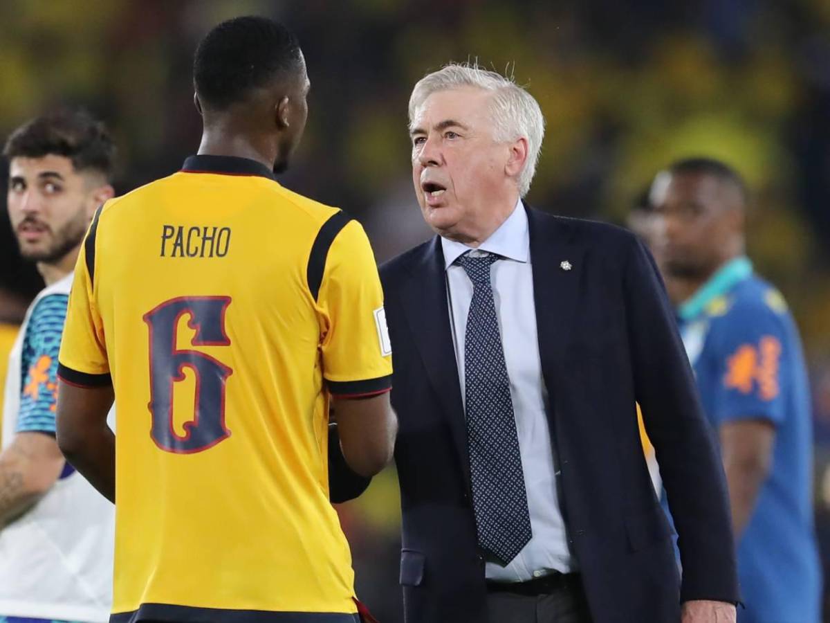 Ancelotti molesto, burla a Vinicius y un heladero en el Ecuador - Brasil