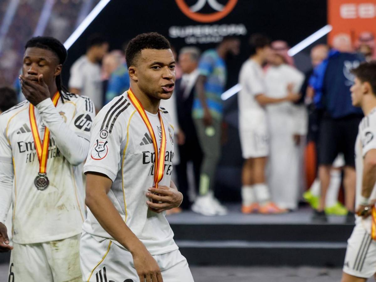 Real Madrid explica por qué Mbappé hizo gesto antideportivo ante Barcelona