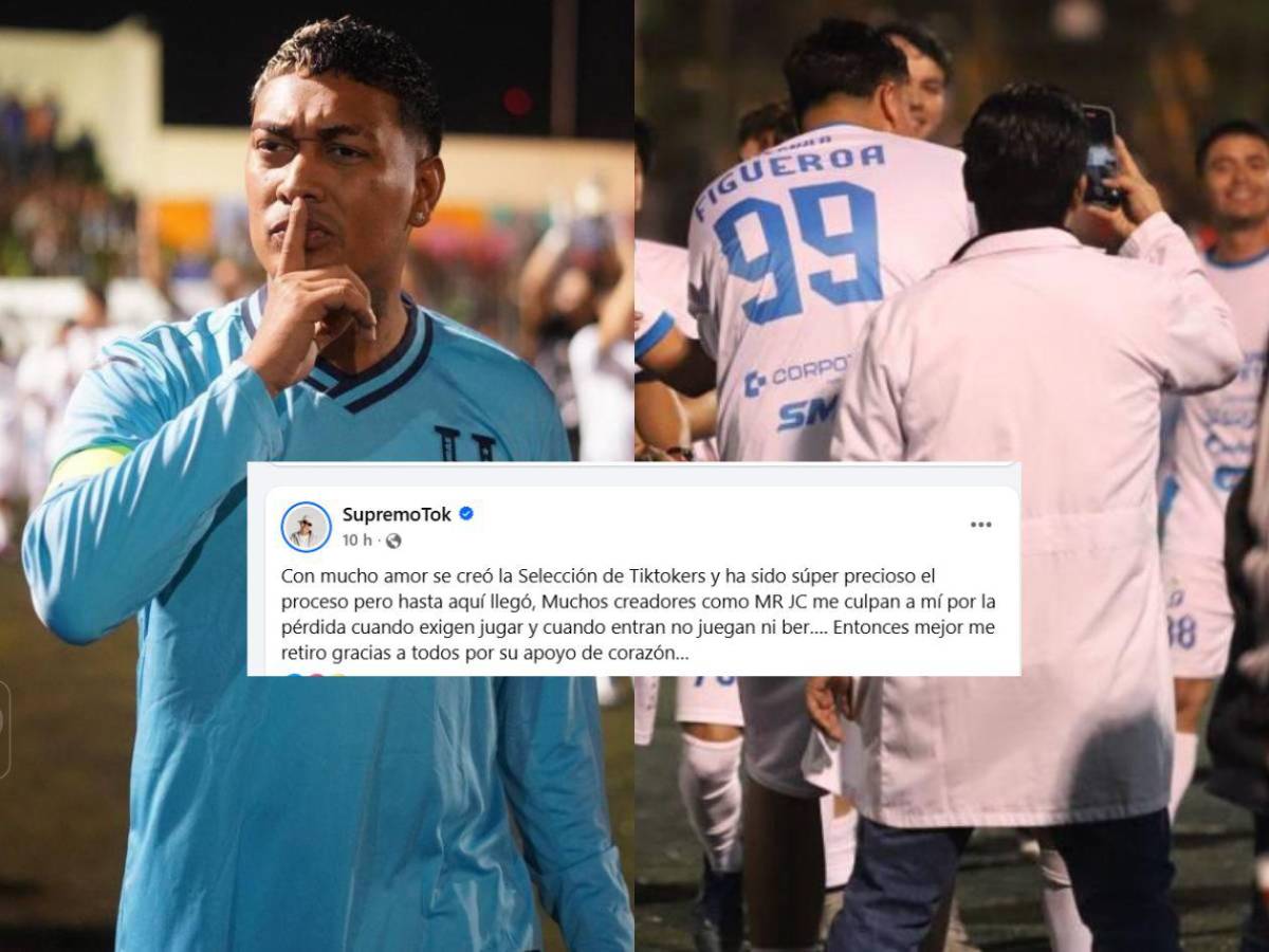 Supremo se retira de la Selección de tiktokers y señala a un influencer
