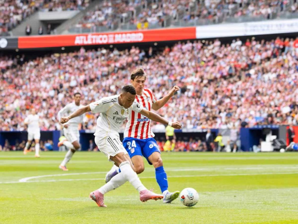 Vinicius con feo gesto, dolor del Real Madrid y llanto de Simeone en triunfo del Atlético