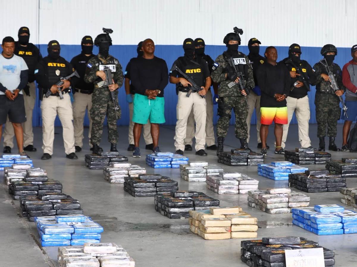 En 170 millones de lempiras está valorada la droga decomisada en Gracias a Dios