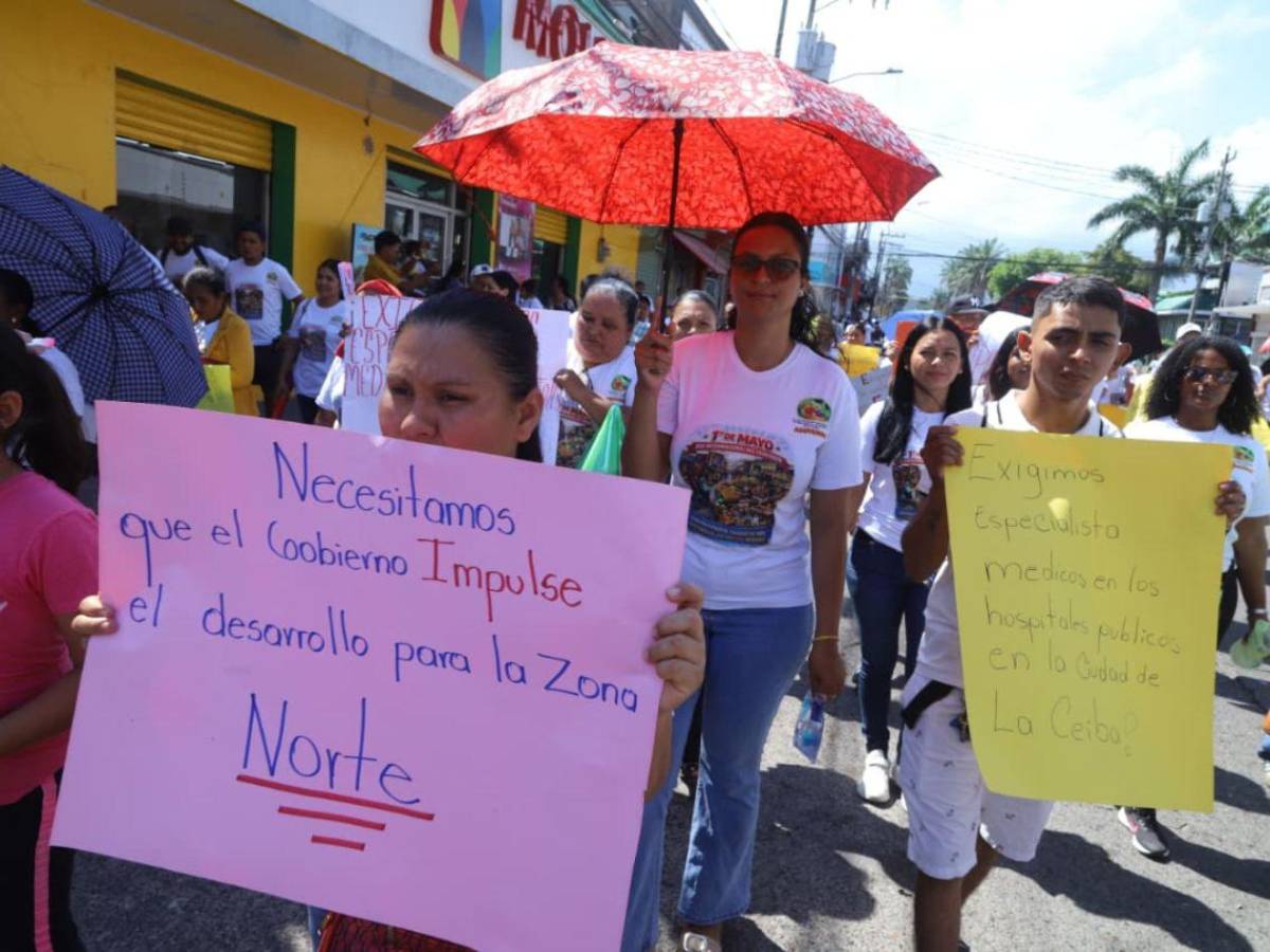 La Ceiba marcha en paz: la voz de los trabajadores que sostienen la ciudad