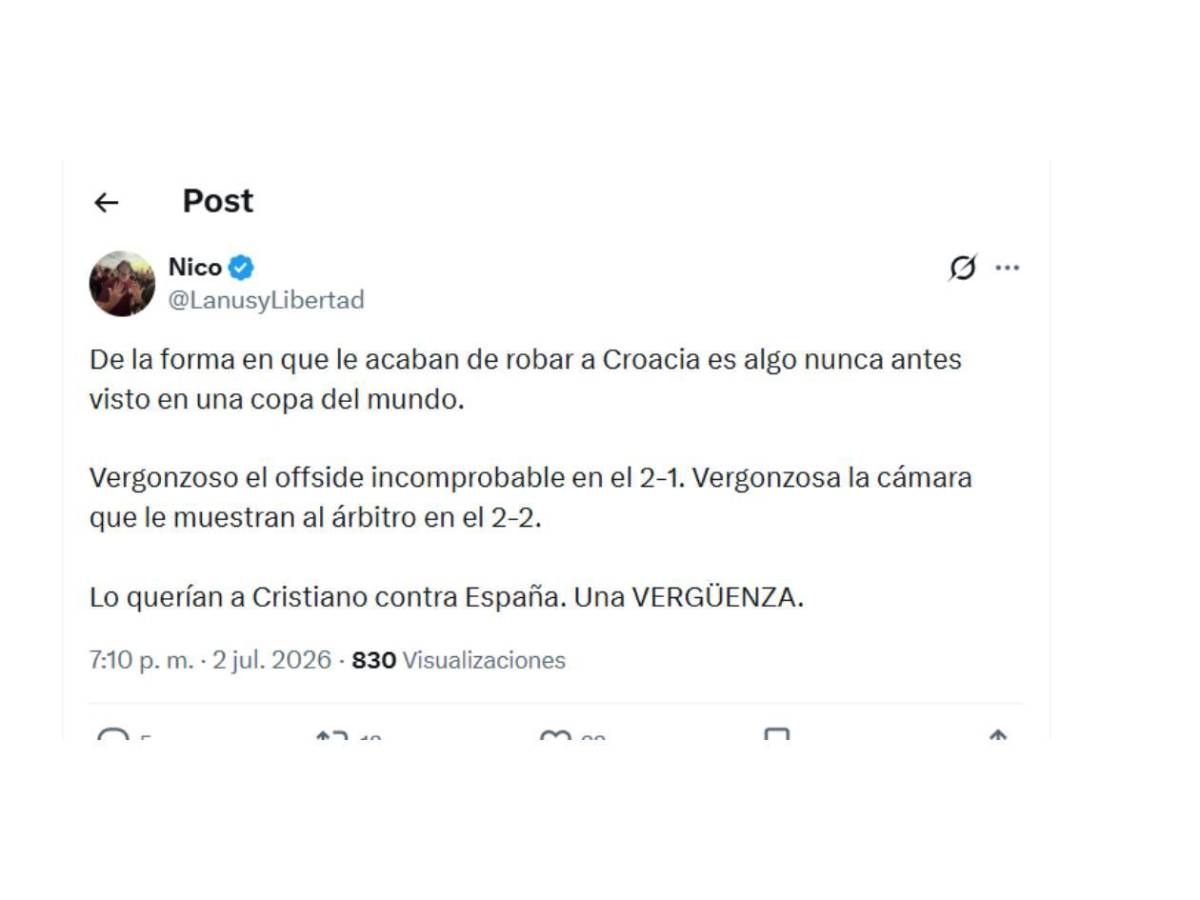 Indignación tras polémica en el Portugal - Croacia: Un robo nunca antes visto