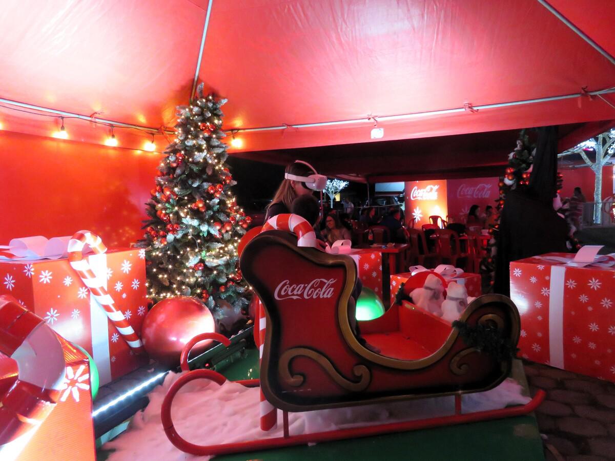 Villa Navideña Coca-Cola un regalo previo a la Navidad
