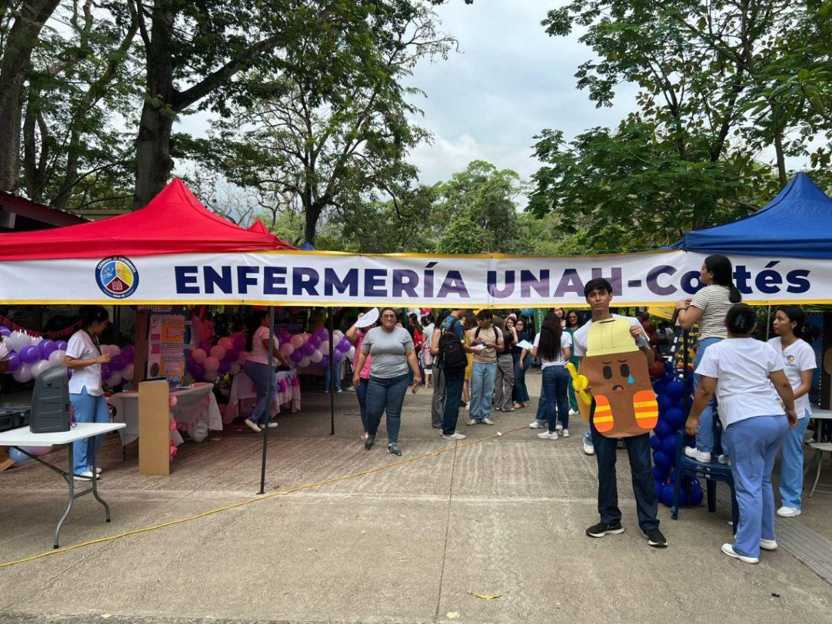 Unah-Cortés lleva atención gratuita a la población con feria de salud