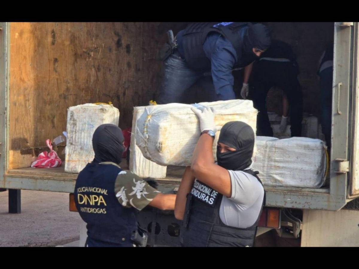 Custodiaban camión cargado de droga: así fue la detención de tres hombres en El Progreso, Yoro