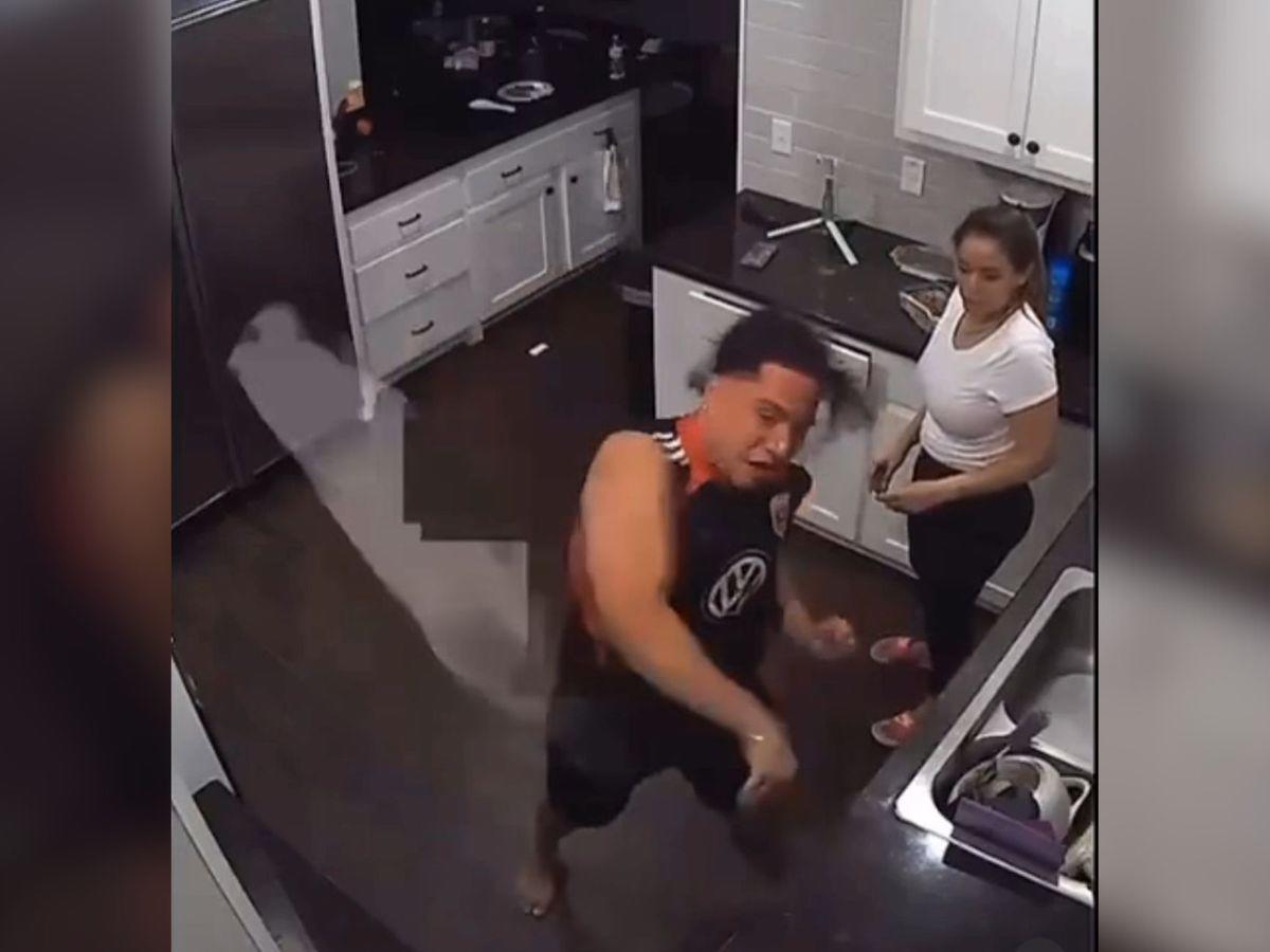 Filtran videos de Elsa Oseguera y Davis Flow en fuerte discusión