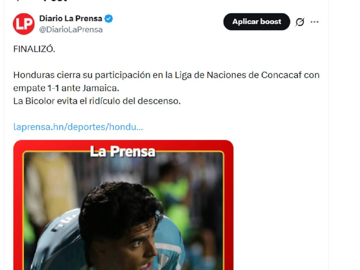 Señalan al culpable y decepción por Honduras: “Aprovecharon regalo del árbitro”