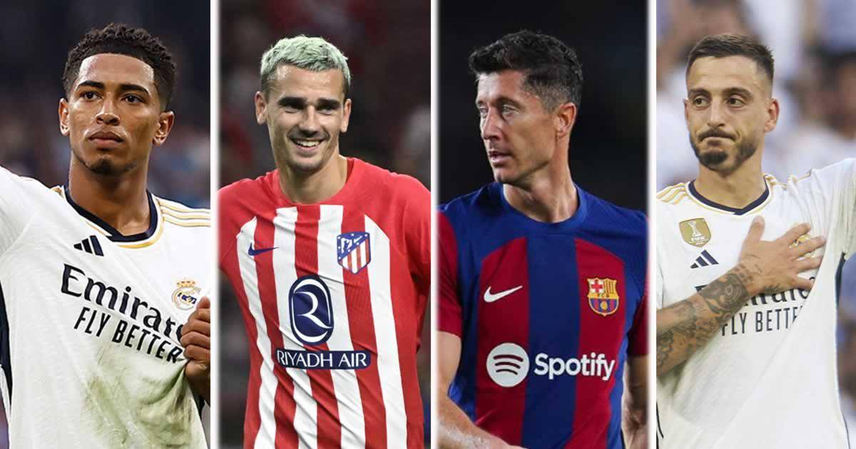 Tabla de goleadores: Bellingham aumenta su ventaja y Joselu alcanza a