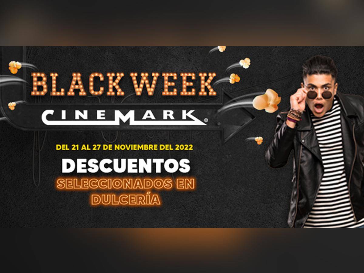 ¡Vuelve el Black Week a Cinemark del 21 al 27 de noviembre!