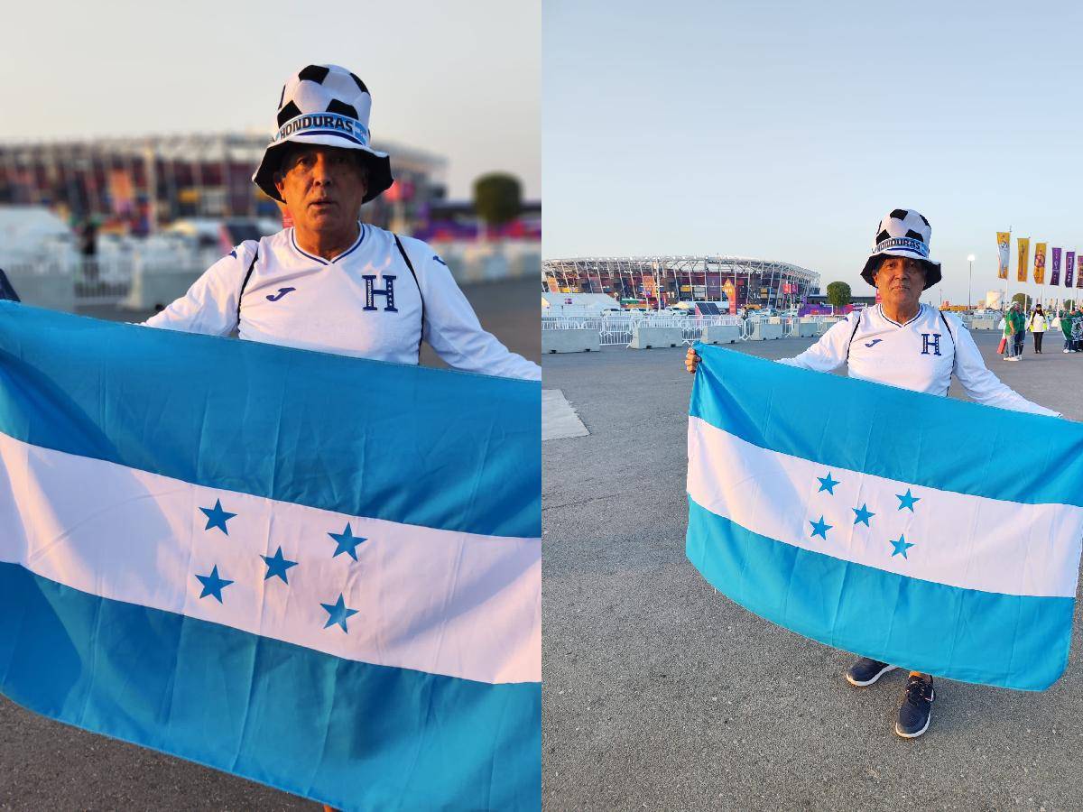 ¡La H en Qatar! Hondureño se hizo presente en el Mundial y envió un mensaje a los catrachos