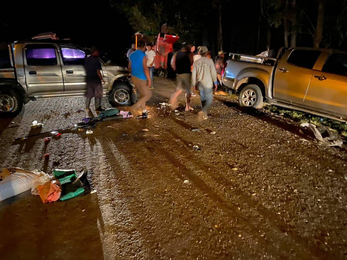 El accidente ocurrió en la carretera entre Catacamas y Juticalpa.