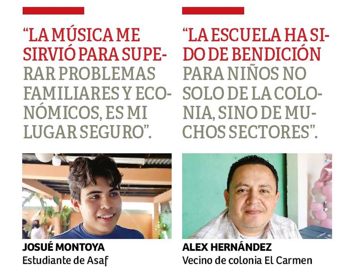 Con escuela de música llevan esperanzas a niños de El Carmen