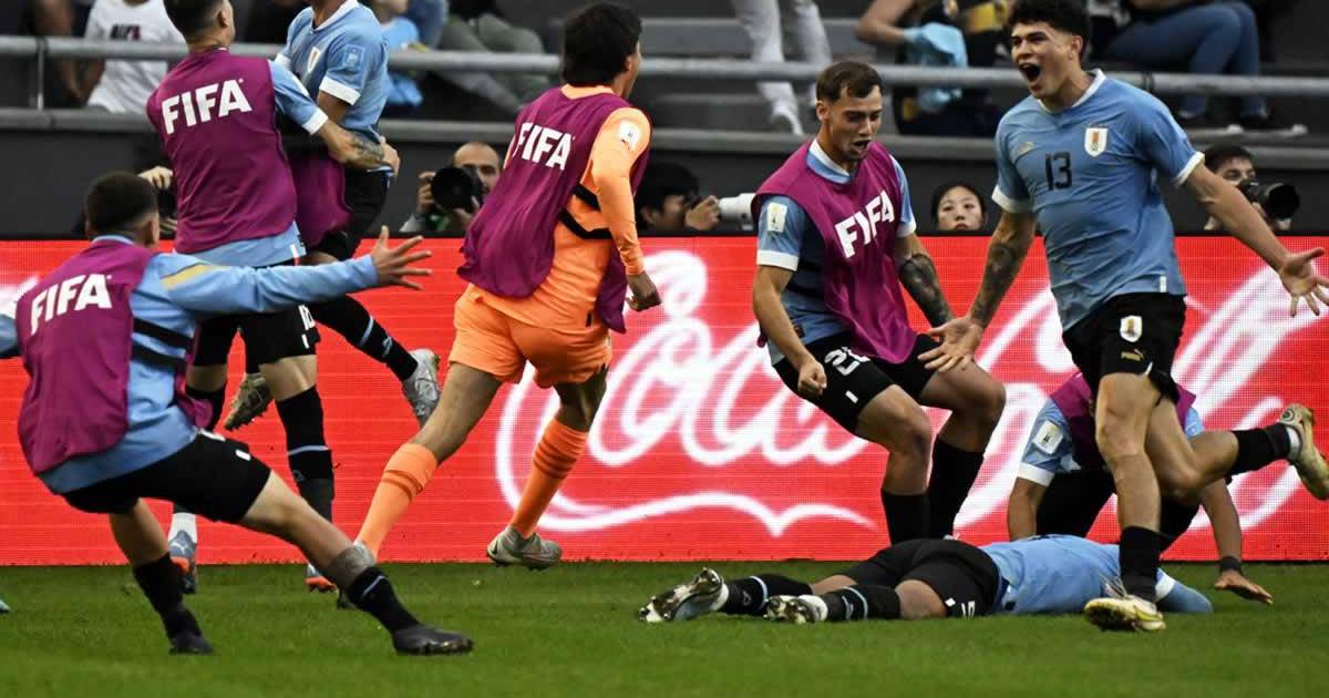Uruguay se convierte en el primer finalista del Mundial Sub 20