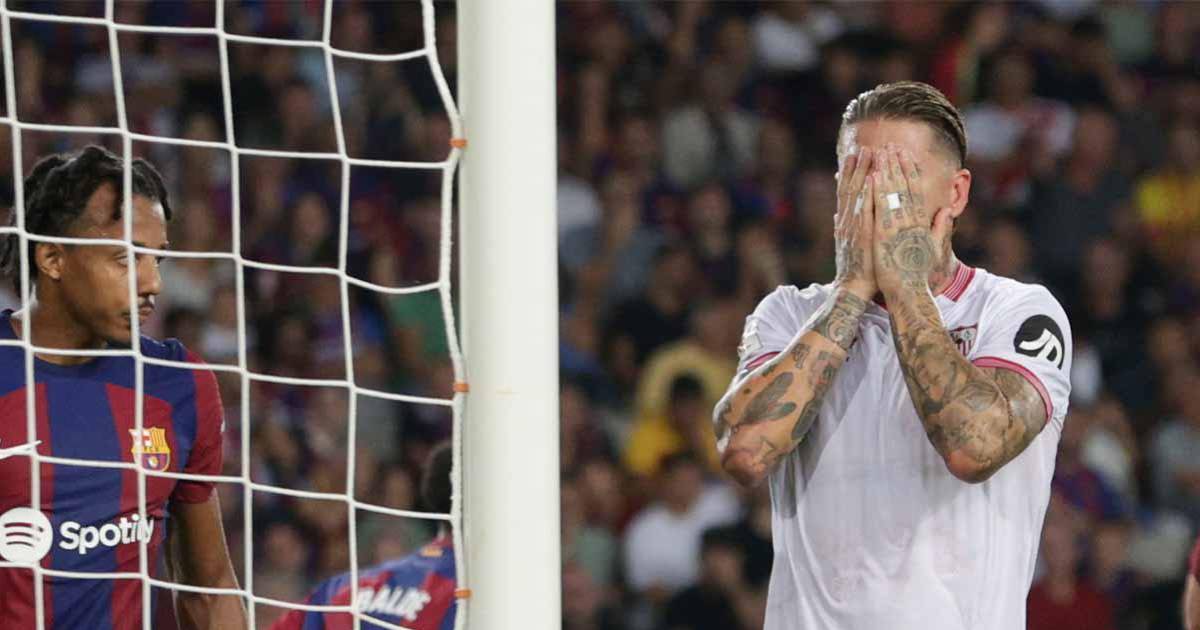 Autogol de Ramos y Barcelona vence al Sevilla Autogol de Ramos y Barcelona vence al Sevilla