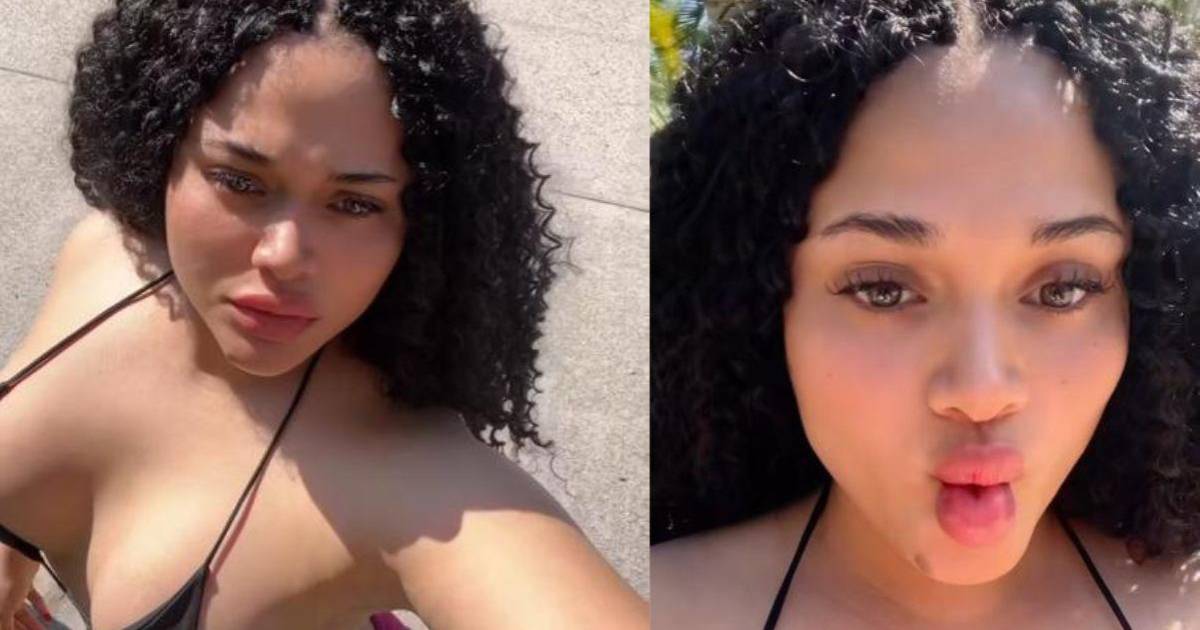 Cesia Sáenz impacta con diminuto bikini en playas de La Ceiba Cesia Sáenz impacta con diminuto bikini en playas de La Ceiba