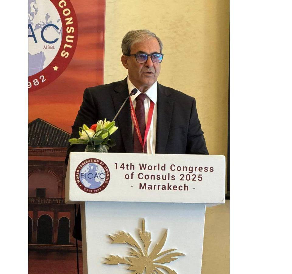 El presidente de la Cámara de Comercio e Industrias de Cortés y cónsul honorario de Japón.