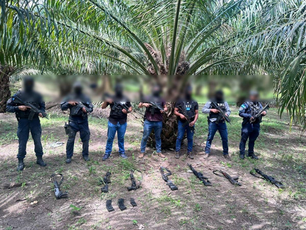 Decomisan a banda “Los Cheles” fusiles de guerra, escopetas y motocicletas en El Progreso