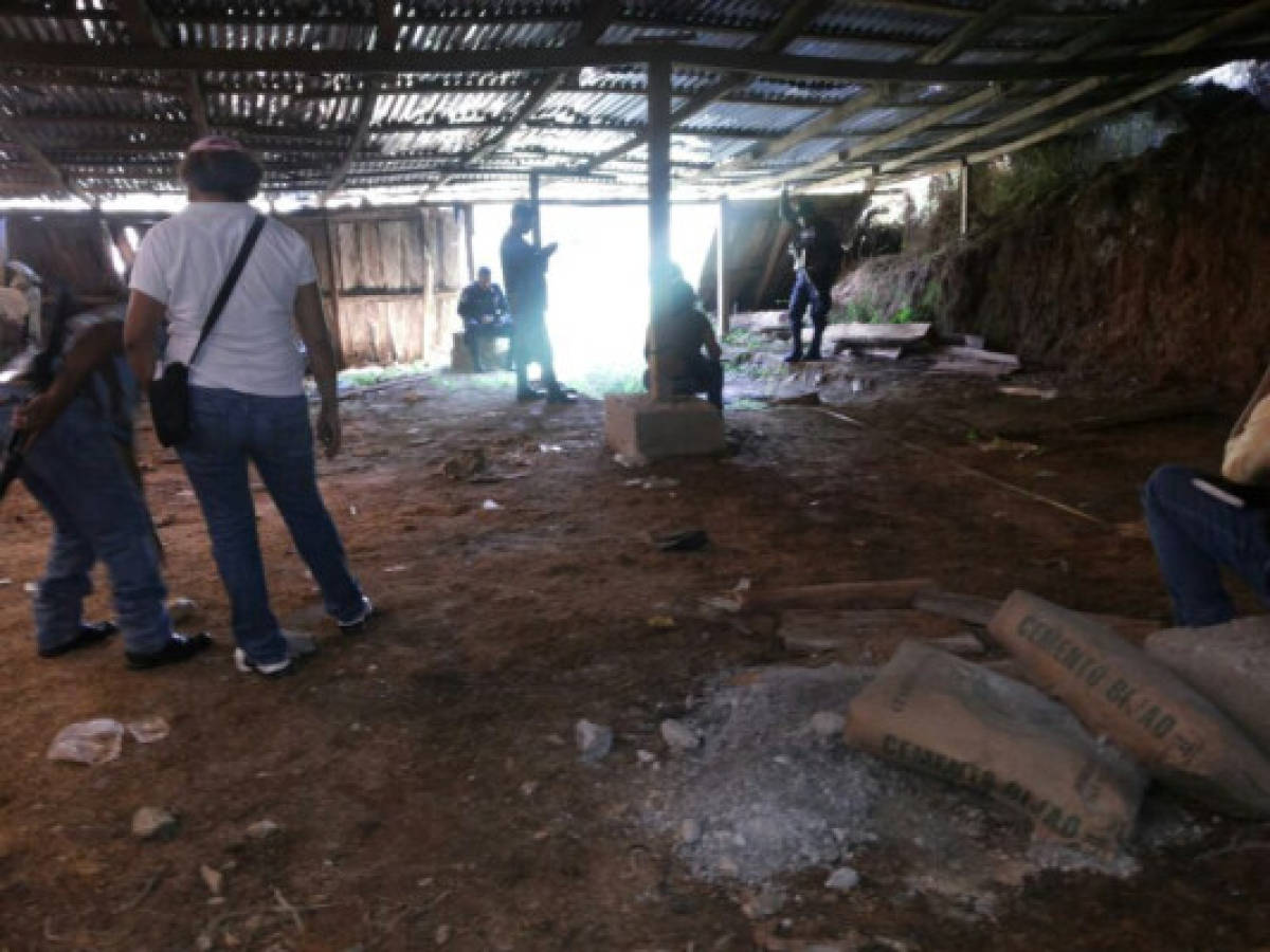 Para adulterar droga usaban narcolaboratorio en occidente de Honduras