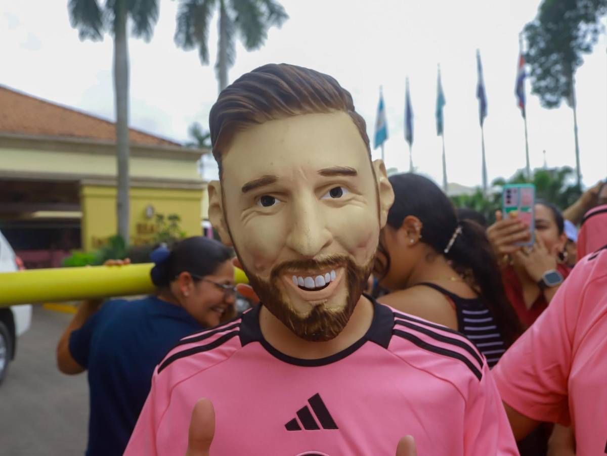 Fotos: Con caravana reciben a Messi en San Pedro Sula