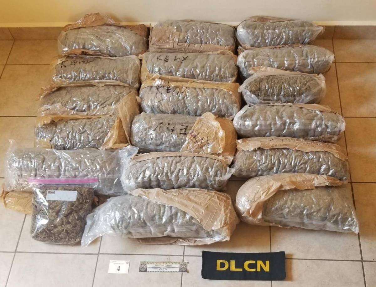 Arrestan a dos hombres por tráfico de droga en la colonia Colombia y Los Alpes de SPS