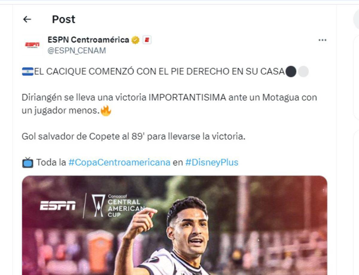 ESPN Centroamérica.