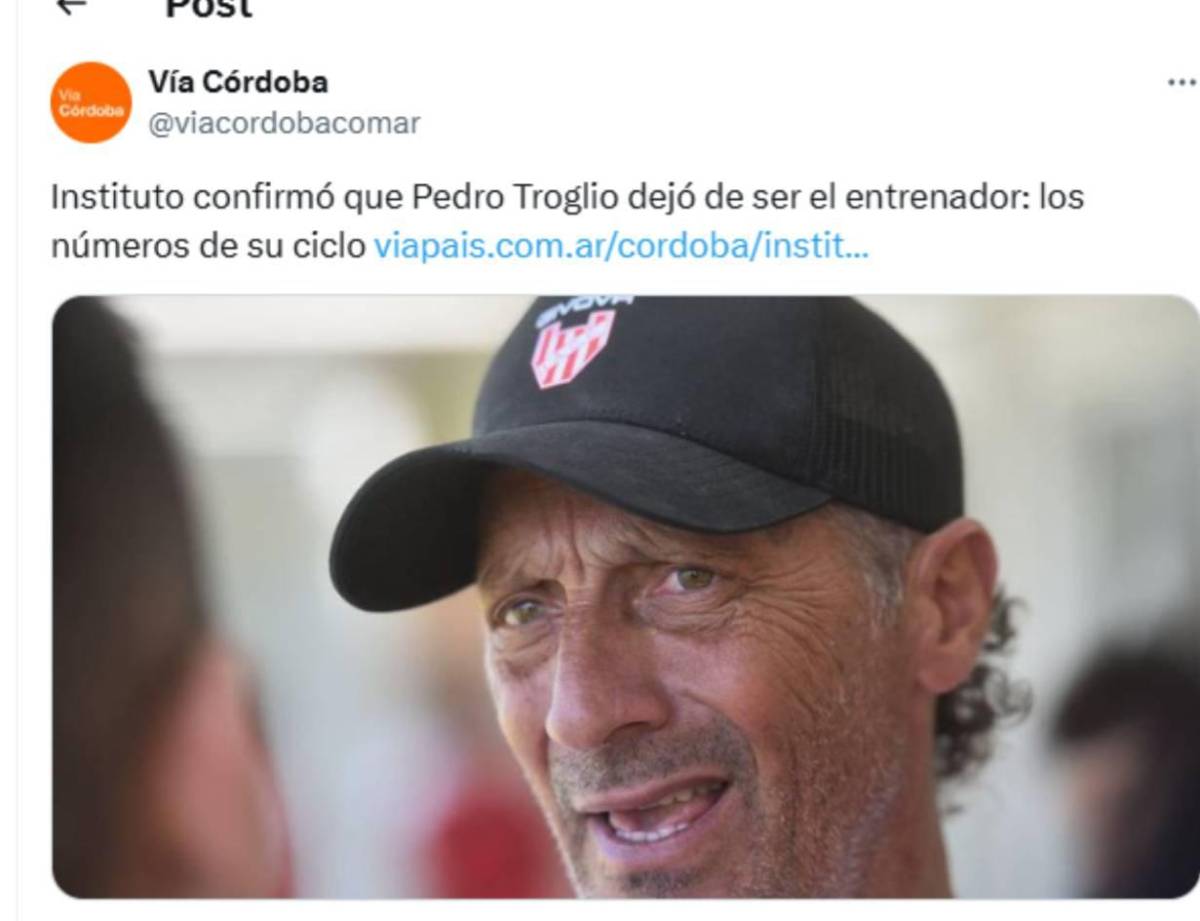 Señalan al culpable del despido de Pedro Troglio, ¿vuelve a Honduras?